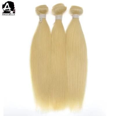 Angelbella Raw Virgin Hair Bundles Silk Straight 613# Honey Blonde Mink Brazilian Remy Hair