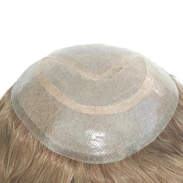 Ljc1249 Skin Gause Lace Front Hairpiece