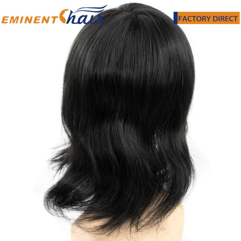 Indian Hair Natural Effect Mono Women′s Hair Replacement Toupee