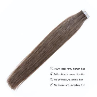 2.5g/PC 20PCS/40PCS Body Wave Tape Human Hair Extension 100% Real Remy Natural Blonde Hair Extensions 14-24 Inch Hair