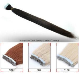 100% Remy Human Hair, Seamless Tape Hair Extension