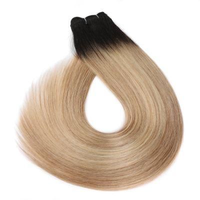 Unprocessed Brazilian Straight Wholesale 24inch Ombre Human Hair Extensions Weave Bundles