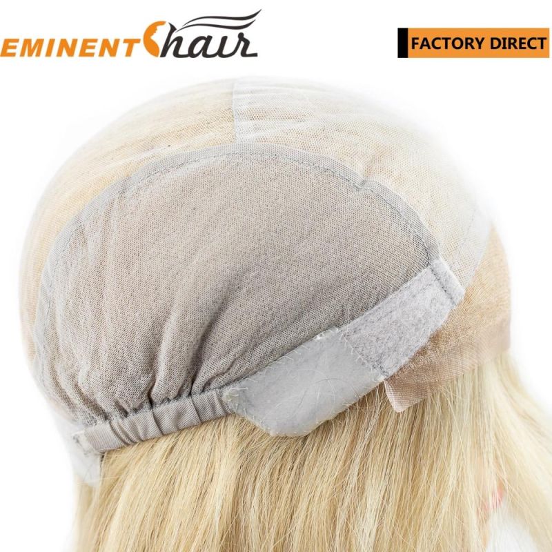 Women Wig Lace Wig Human Hair Blond Custom Made Anti-Slip Wig