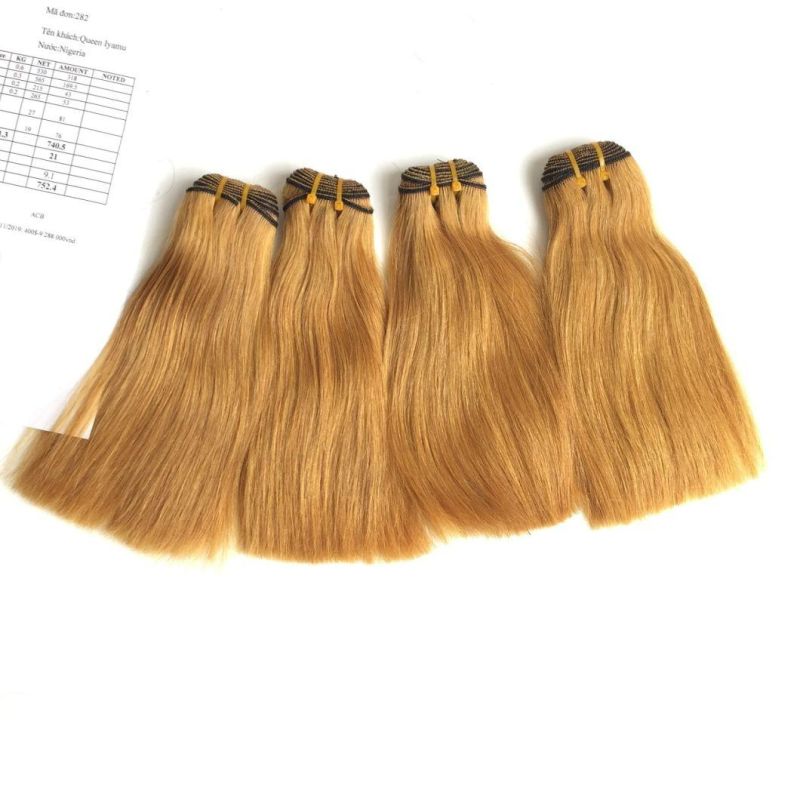 Hair Bundles with Closure 100% Brazilian Hair Best Quality Bone Straight Colored Remy Hair