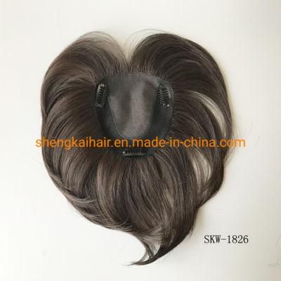 Wholesale Quality Handtied Synthetic Hair Women Hair Topper
