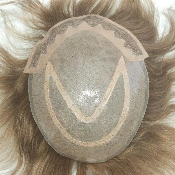 Ljc1249 Skin Gause Lace Front Hairpiece