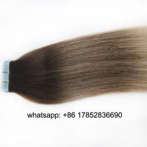 Human Hair Extensions PU Tape Remy Hair Full Head Balayage Color 3/613 Skin Weft Vrigin Hair 50g 20PCS Hair Extensions