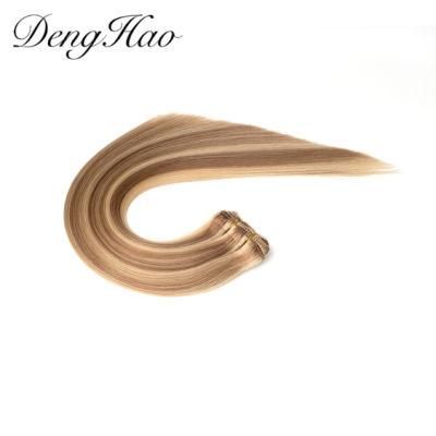 Thick Invisible Remy Clip in Hair Extension 100% Human Hair