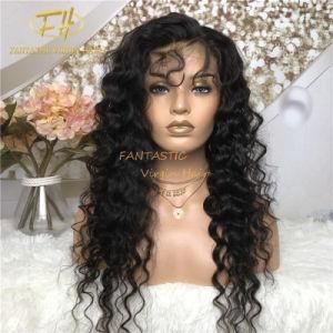 Best Quality Brazilian/Indian Virgin/Remy Human Hair Full/Frontal Lace Wig with Natural Color
