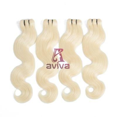 100% Virgin Hair Weave Brazilian Remy Human Hair Extension Blonde/#613