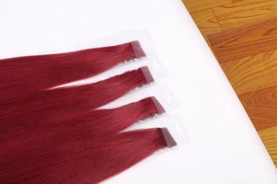 Wholesale Double Drawn 100% Human Hair Extensions Invisible Tape in Hair Extensions Human Remy Hair