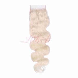 Color #613 Brazilian Body Wave Human Hair Lace Closure