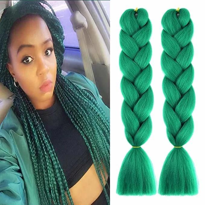 Worldwide Shipping Synthetic Weave Hair Packs Single Tone Braids Women