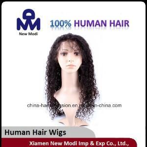 Human Hair Fashion Curly Women Full Lce Wig
