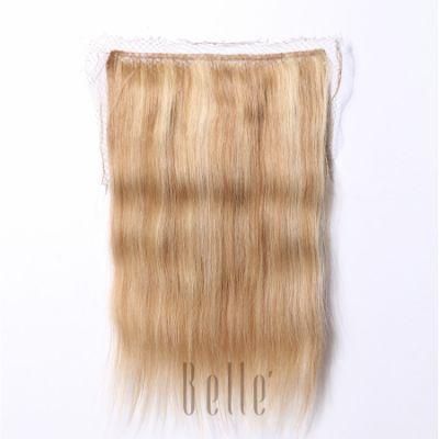 Belle Fishnet Hairpiece Hair Extension with 100% Remy Hair