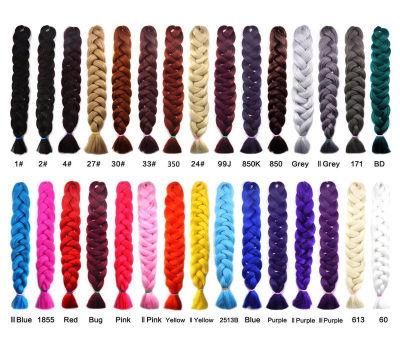 82&quot; 165g X-Pression Jumbo Braiding Hair for Box Braid Crochet Hair Extensions