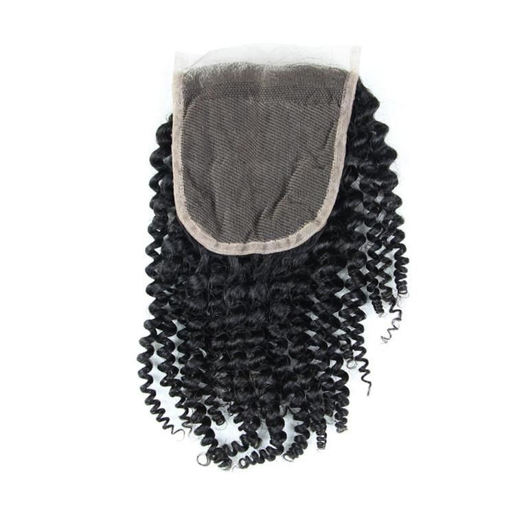 Kbeth Jerry Curly 5*5 Transparent Lace 16 Inch Closure Cheap Price Toupees From China Xuchang Factory