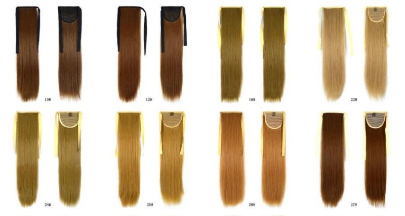 Wendyhair Long Ponytail Hair Extensions Straight Ponytail Synthetic Hair