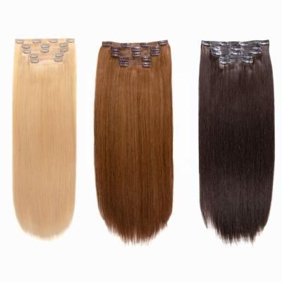 High Quality 100% Human Hair Clip in Hair Extensions