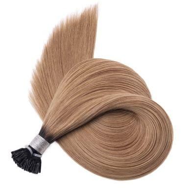 Remy Virgin Silky Straight Cuticle Aligned Human Hair I-Tip Hair Extensions #T1b/16