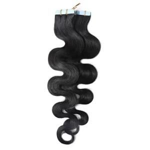 Natural Body Wavy Tape in Hair Extensions