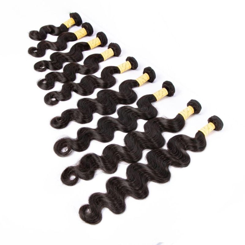 Kbeth Human Hair Extension Superior Quality Competitive Price Body Wave Human Hair Weaves 16 Inch 100% Virgin #6 9A Double Drawn Human Hair Weft