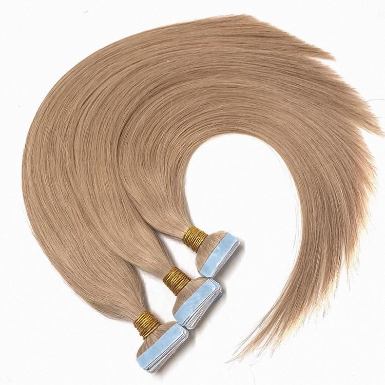 100% Raw Cuticle Aligned Tape in Hair Extensions Straight