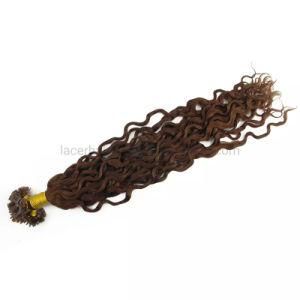 Good Quality U Tip Nail Hair Pre-Bonded Remy Brazilian Natural Keratin Human Hair Extension