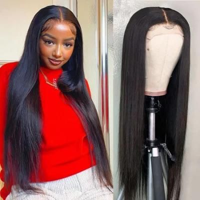 13X6 Lace Front Wig Straight Virgin Human Hair Wigs 180% Density