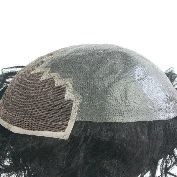 Ljc1581: Human Hair V-Looped Hair Realistic Hair Replacement