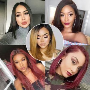 Brazilian Short Full Lace Wig and Lace Front Wig Human Hair Bob Wigs