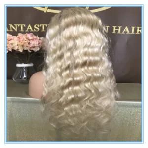 Top Quality Hot Sales #613 Blond Color Human Hair Lace Wigs with Factory Price Wig-038