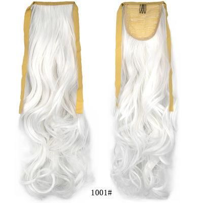 Wendyhair Hot Sell and Fashion Wavy Synethetic Drawstring Ponytail Extension Hair