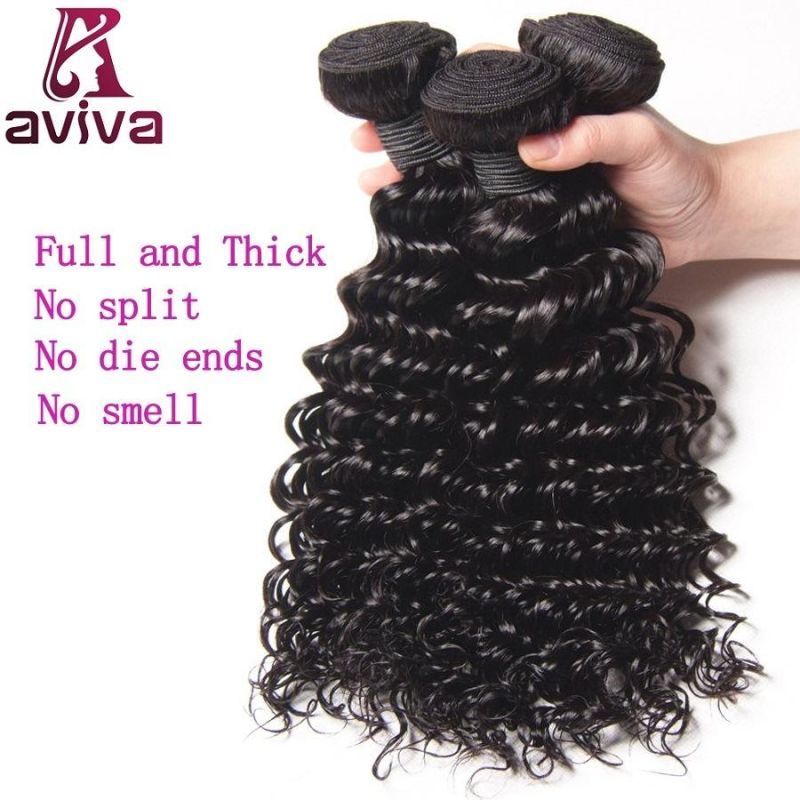 Deep Curly 100% Brazilian Virgin Human Hair Extension