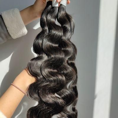 Body Wave Natural Black 100% Brazilian Human Virgin Hair Extension
