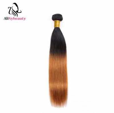 Alinybeauty Natural Straight Color 1b/30 Brazilian Hair