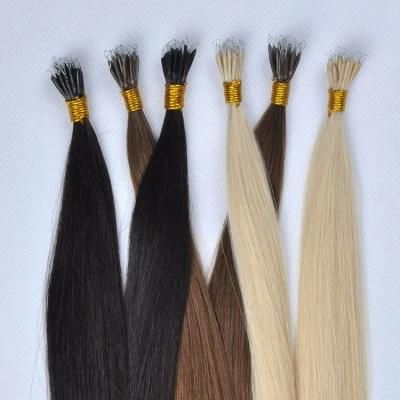 100% Human Hair Itip Vtip Flat Tip Prebonded Hair Remy Nano Hair Extension.