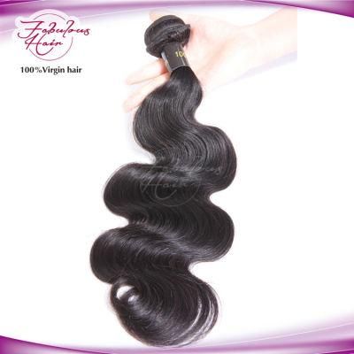 Natural Body Wave Non Remy Virgin Peruvian Human Hair Bundles