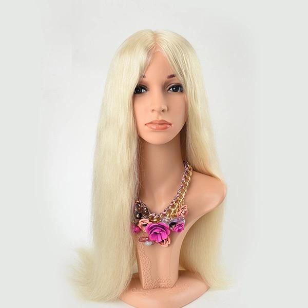 Custom Made Full French Lace Long Virgin Hair Female Toupee