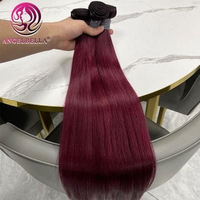 Angelbella Vendor New Raw Mink Brazilian Cuticle Aligned Double Drawn Remy Virgin Human Hair Weft Weave Bundles Hair Extension