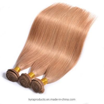 3 Bundle Deals Color 27 Honey Blonde Brazilian Human Hair Bundles 100% Remy Hair Extensions No Shedding and No Tangle