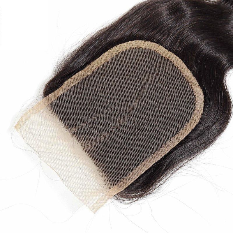 Virgin Hair Grade 12A Closure 4X4 Lace Free Part HD Deep Wave Closure