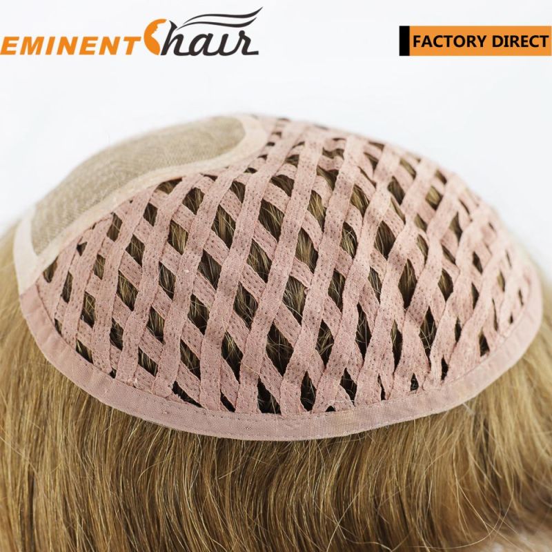 Integration Silk Part Blond European Hair Women Toupee