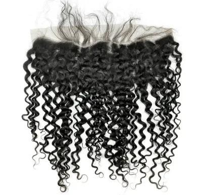 Virgin Human Hair Lace Frontal at Wholesale Price (Curly)