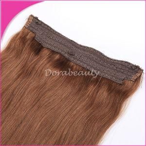 Double Sew Ombre Brazilian Human Hair Weave Halo Hair Extension