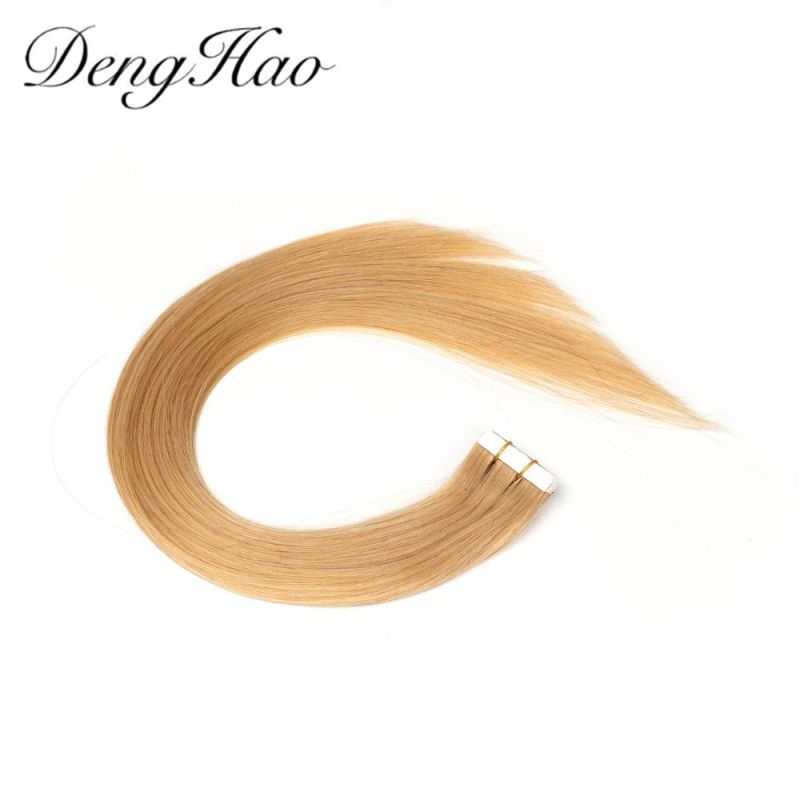 Human Hair Double Drawn Factory Tape Hair Extension