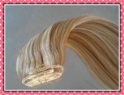 100% 8A Remy Hair Extension Clip-on Hair Extension Cohp16