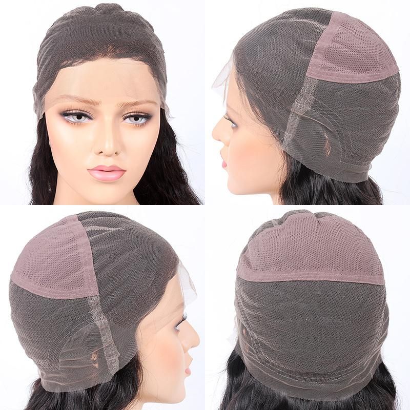 Front Lace Wigs with Baby Hair Water Wave Pre Plucked Natural Hairline 150% Density Brazilian Remy Human Hair Wigs
