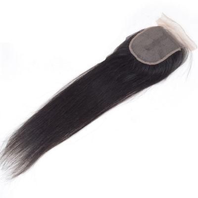 Kbeth Fashion 5X5 Swiss Lace Frontal Closure Brazilian Hair Cheap Price Straight Human Hair Piece Replacment Closures with Custom Package