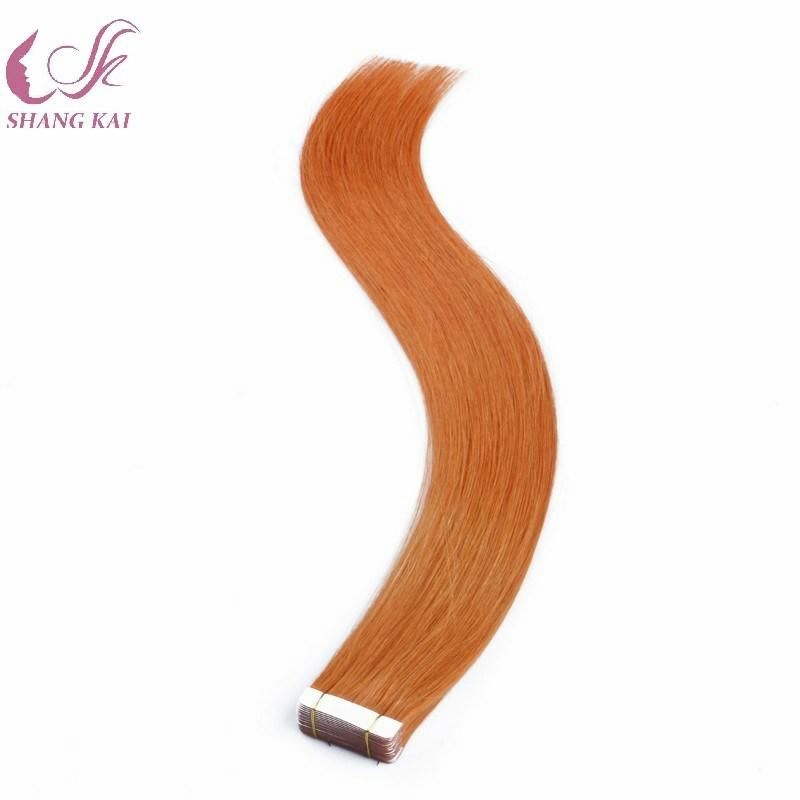 Silky Straight 10A Grade Russian Double Drawn Italy Remy Super Tape Hair Extensions